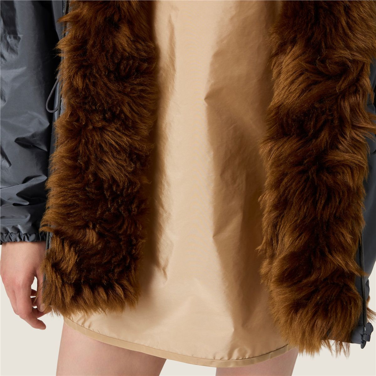Technical fabric dress-MIU MIU-Verso