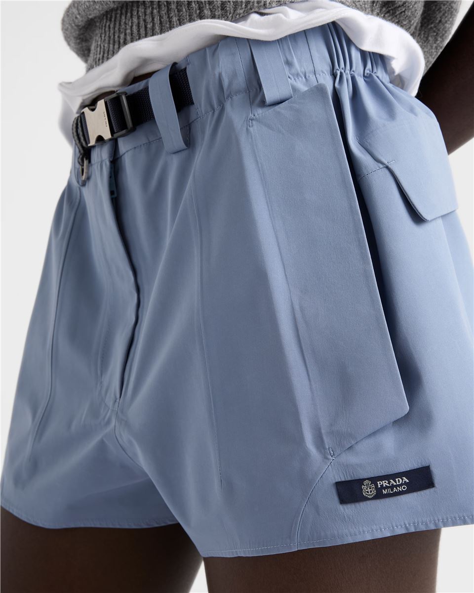 Technical fabric shorts-PRADA-Verso