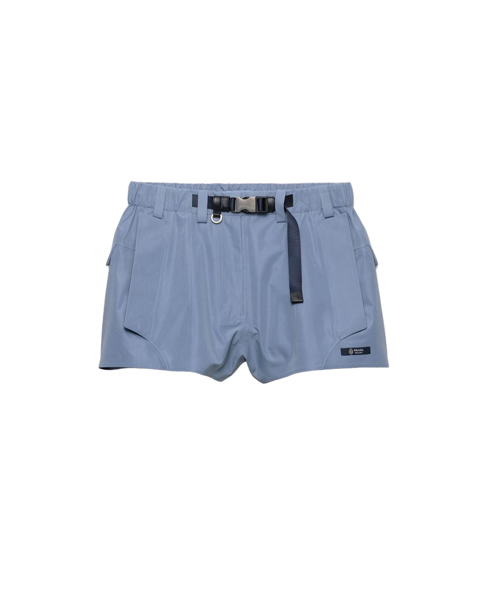 Technical fabric shorts-PRADA-Verso