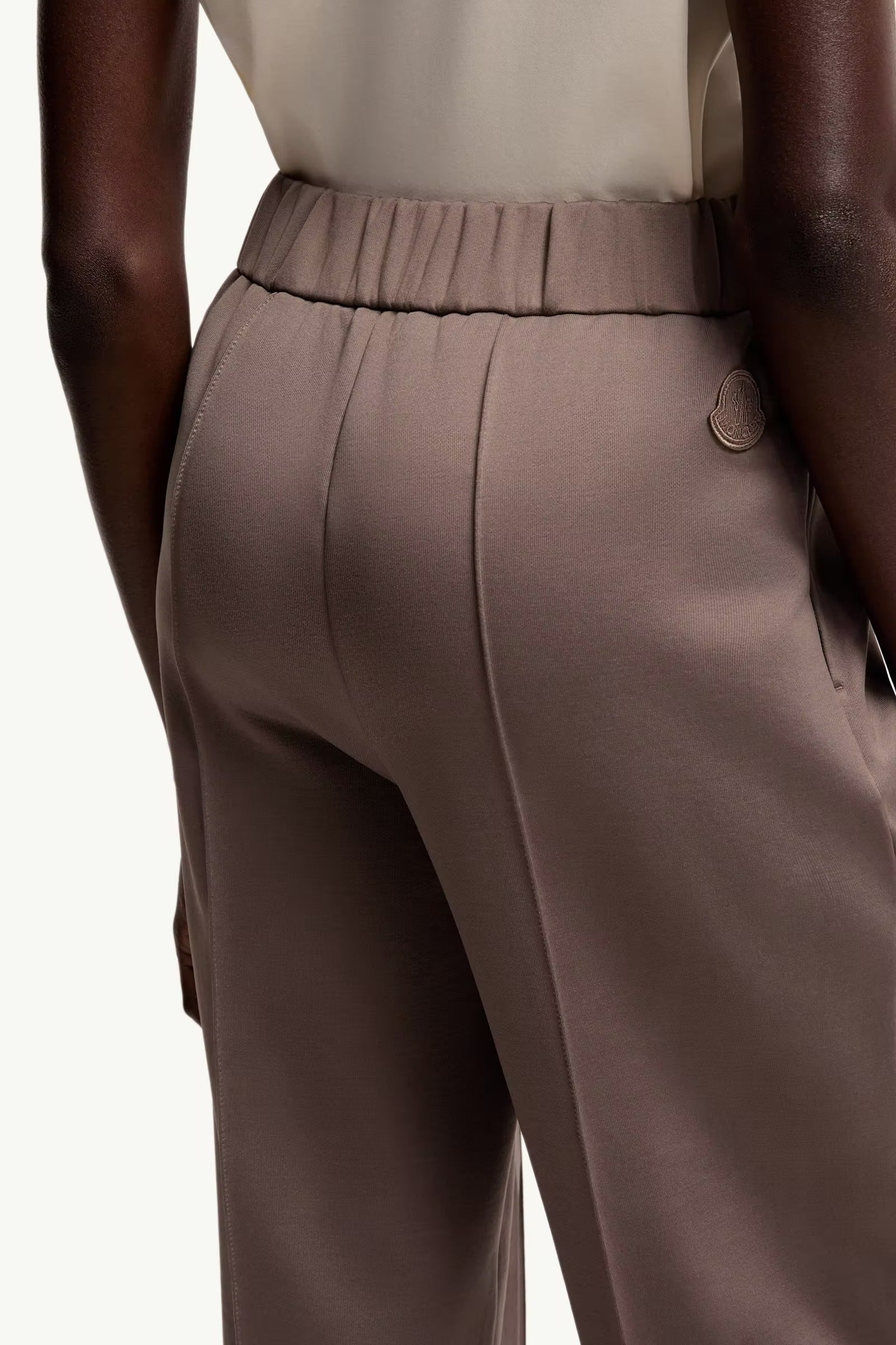Technical fleece track pants-MONCLER-Verso