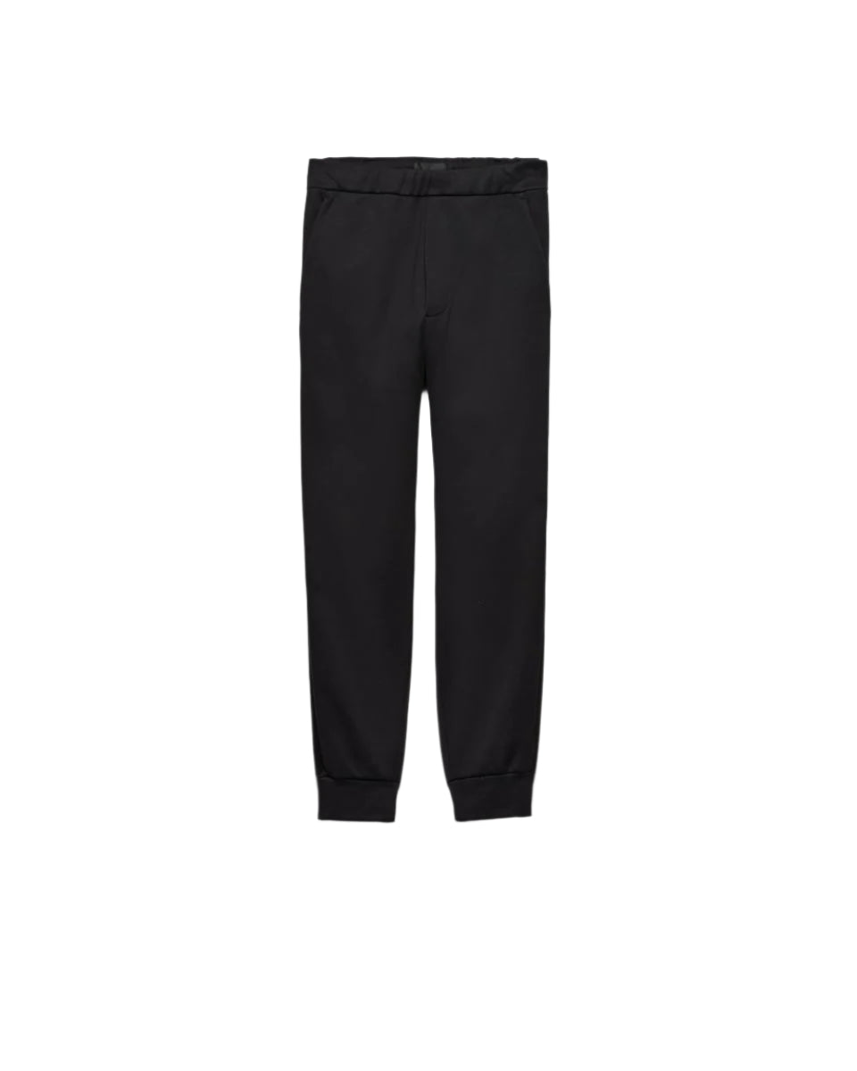 TECHNICAL FLEECE TROUSERS WITH DUCHESSE DETAILS - PRADA - Verso