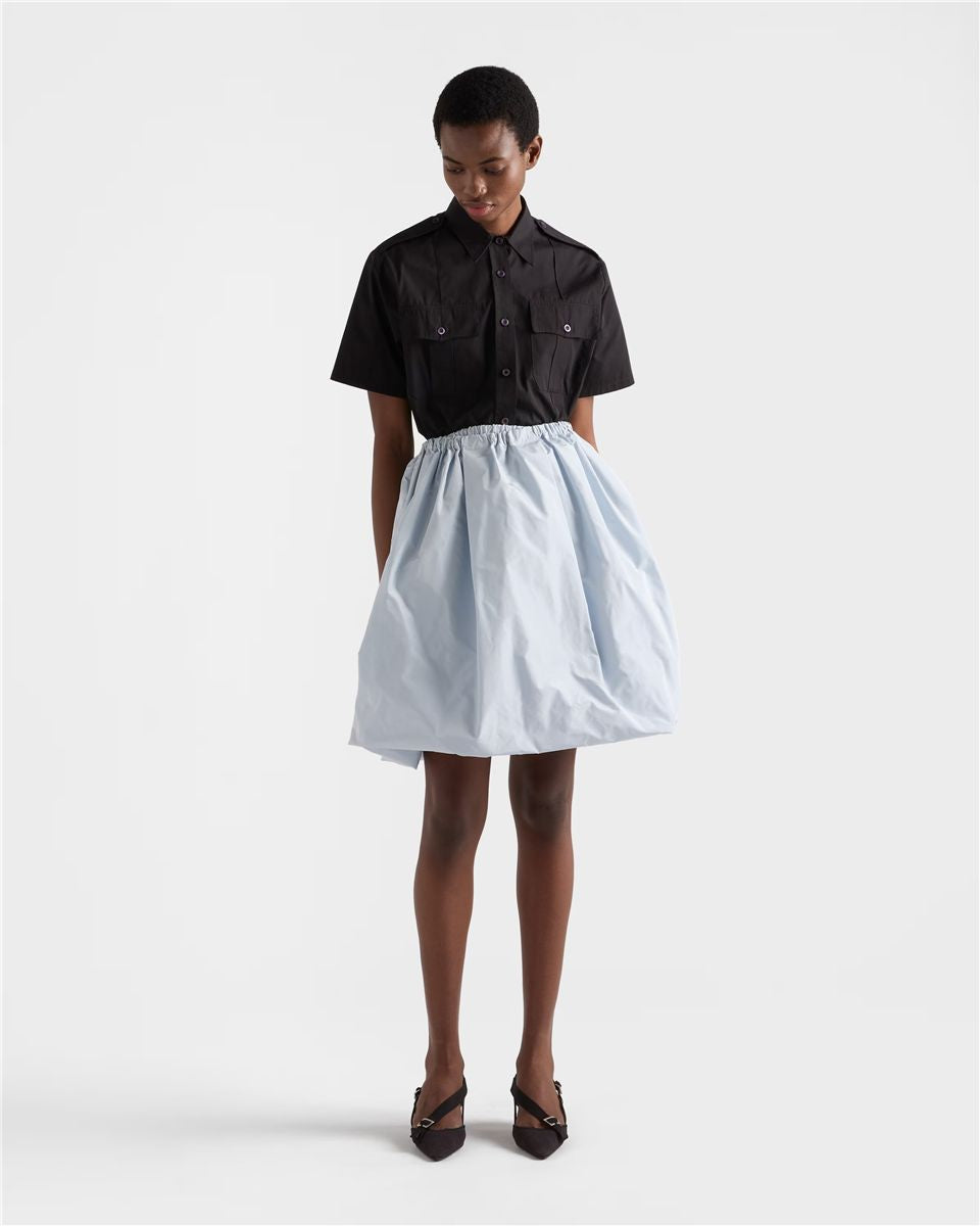 Technical taffeta skirt-PRADA-Verso