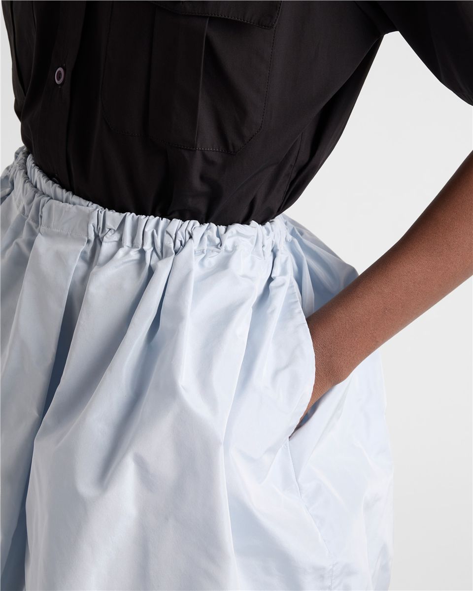 Technical taffeta skirt-PRADA-Verso