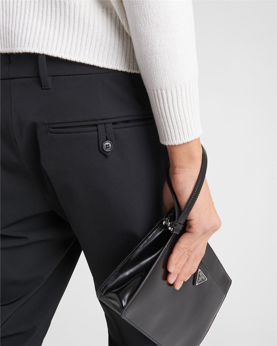 techno stretch pants-PRADA-Verso