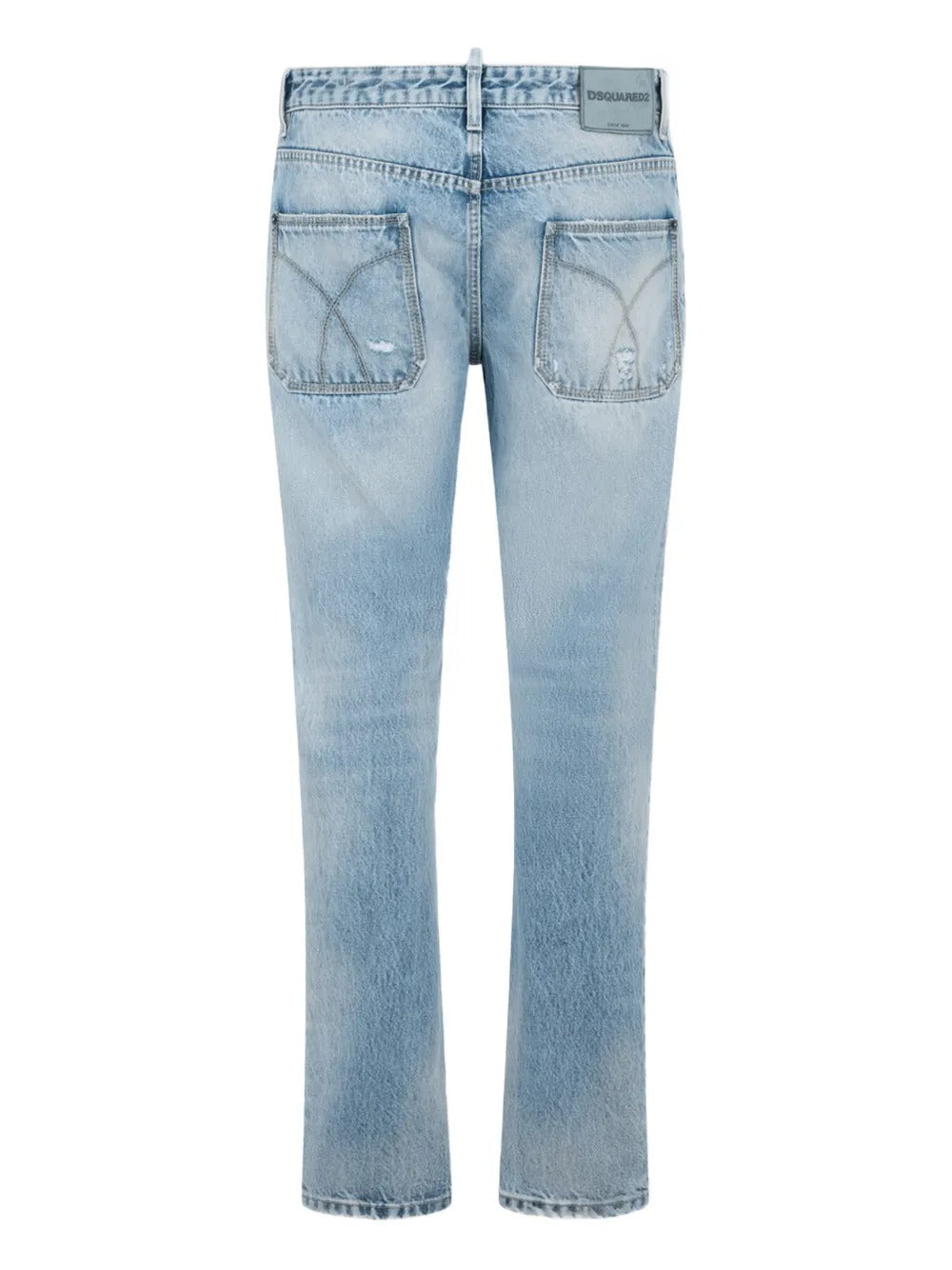 Teddy button wash trousers-DSQUARED2-Verso