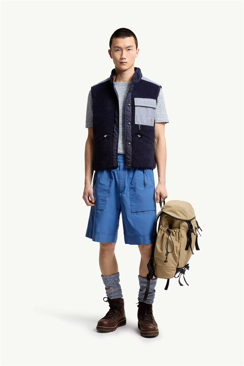 Teddy & chambray gilet-MONCLER-Verso