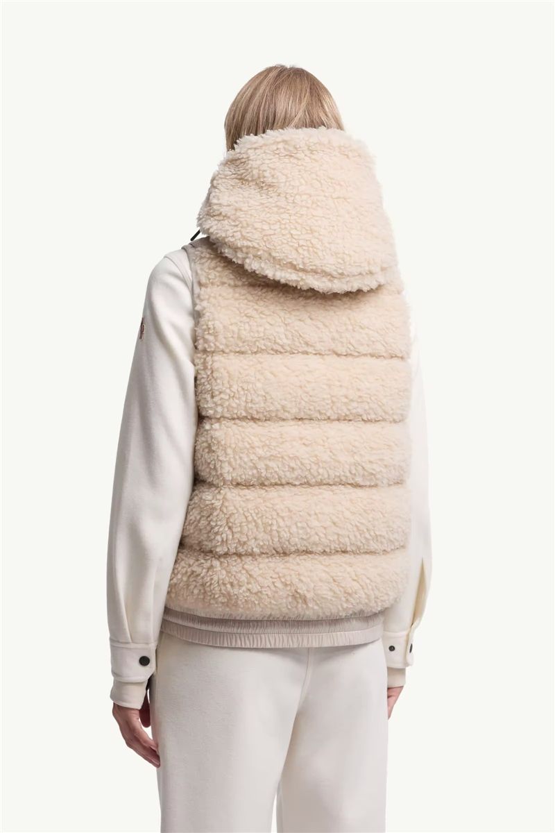 Teddy hooded insulated gilet-MONCLER-Verso