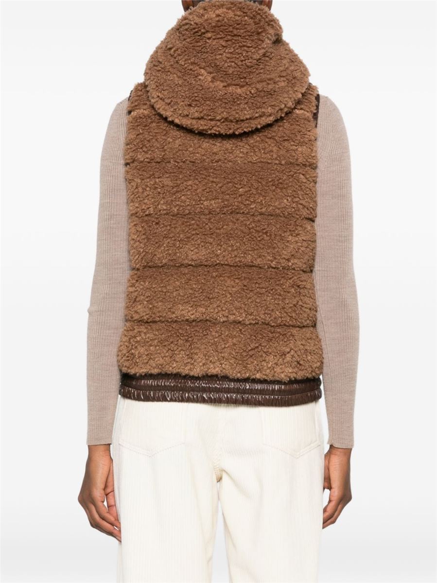 Teddy hooded insulated gilet-MONCLER-Verso