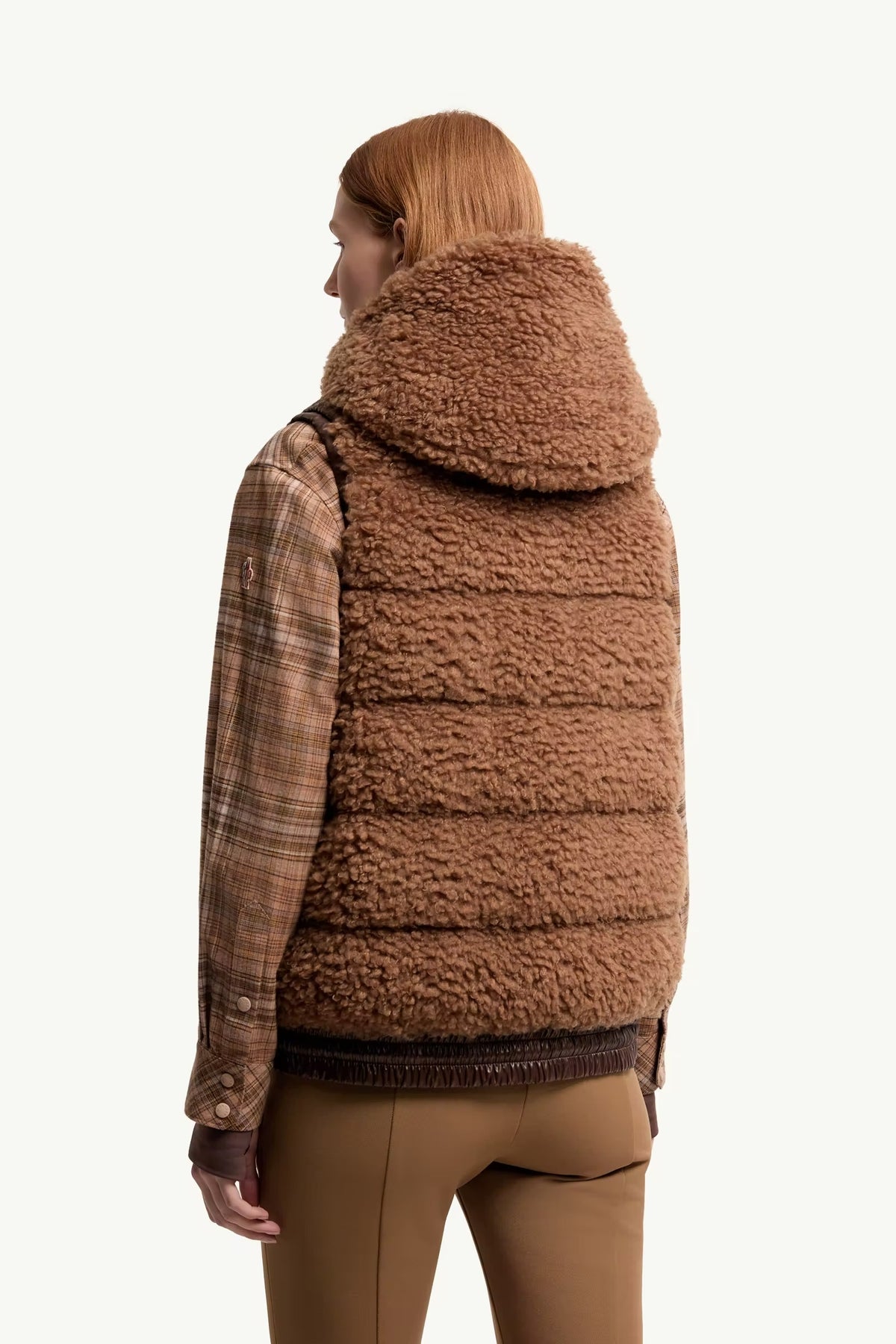 Teddy Hooded Insulated Gilet-MONCLER-Verso