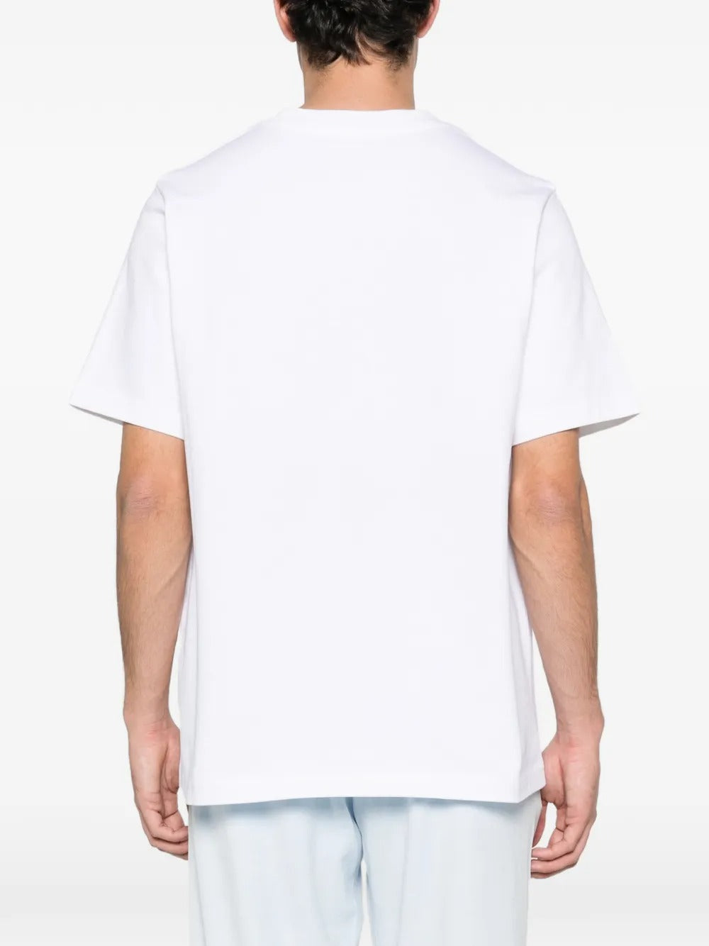 Tennis club icon beyond destiny printed cotton t-shirt-CASABLANCA-Verso