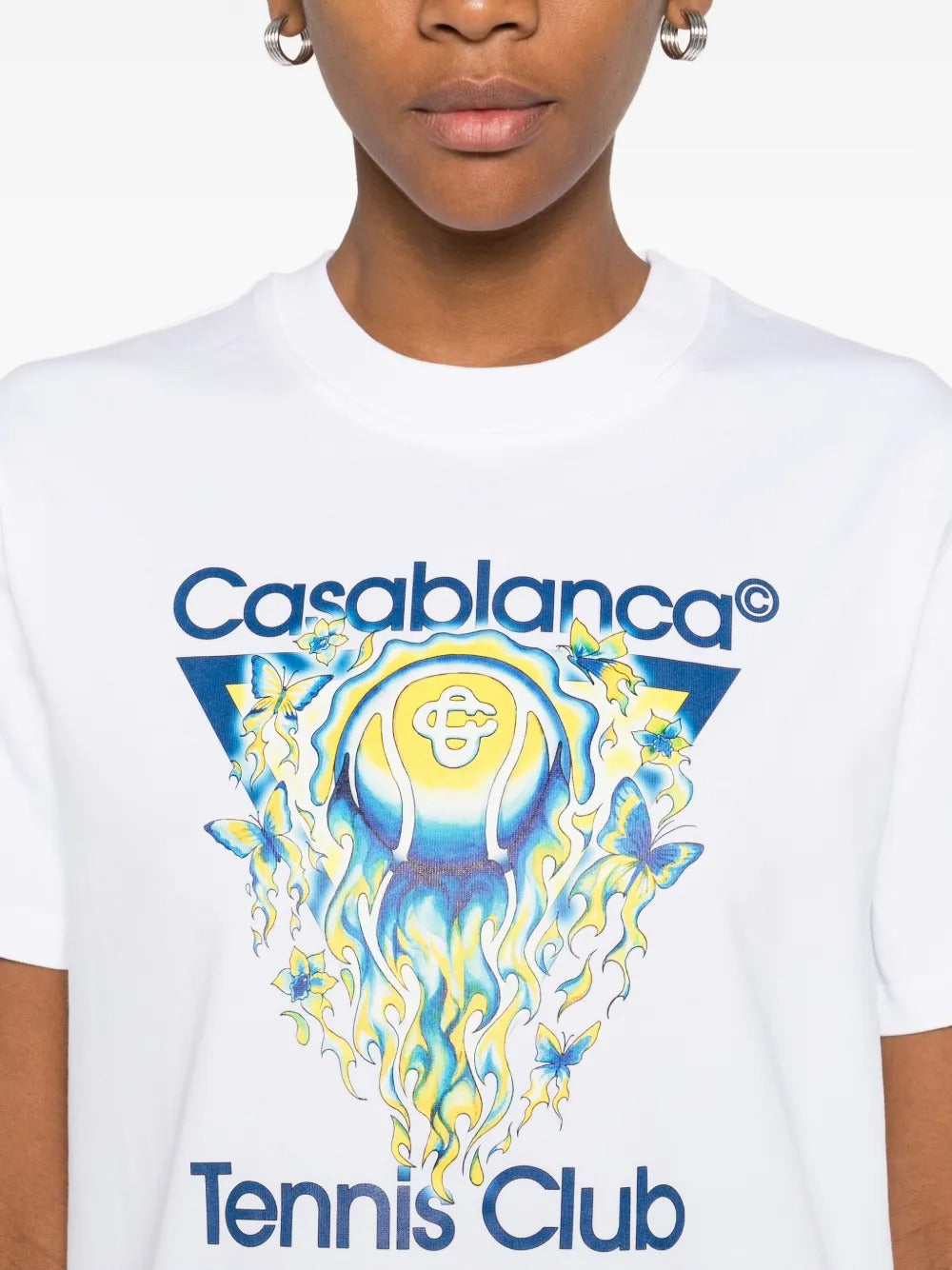 Cotton t-shirts-CASABLANCA-Verso