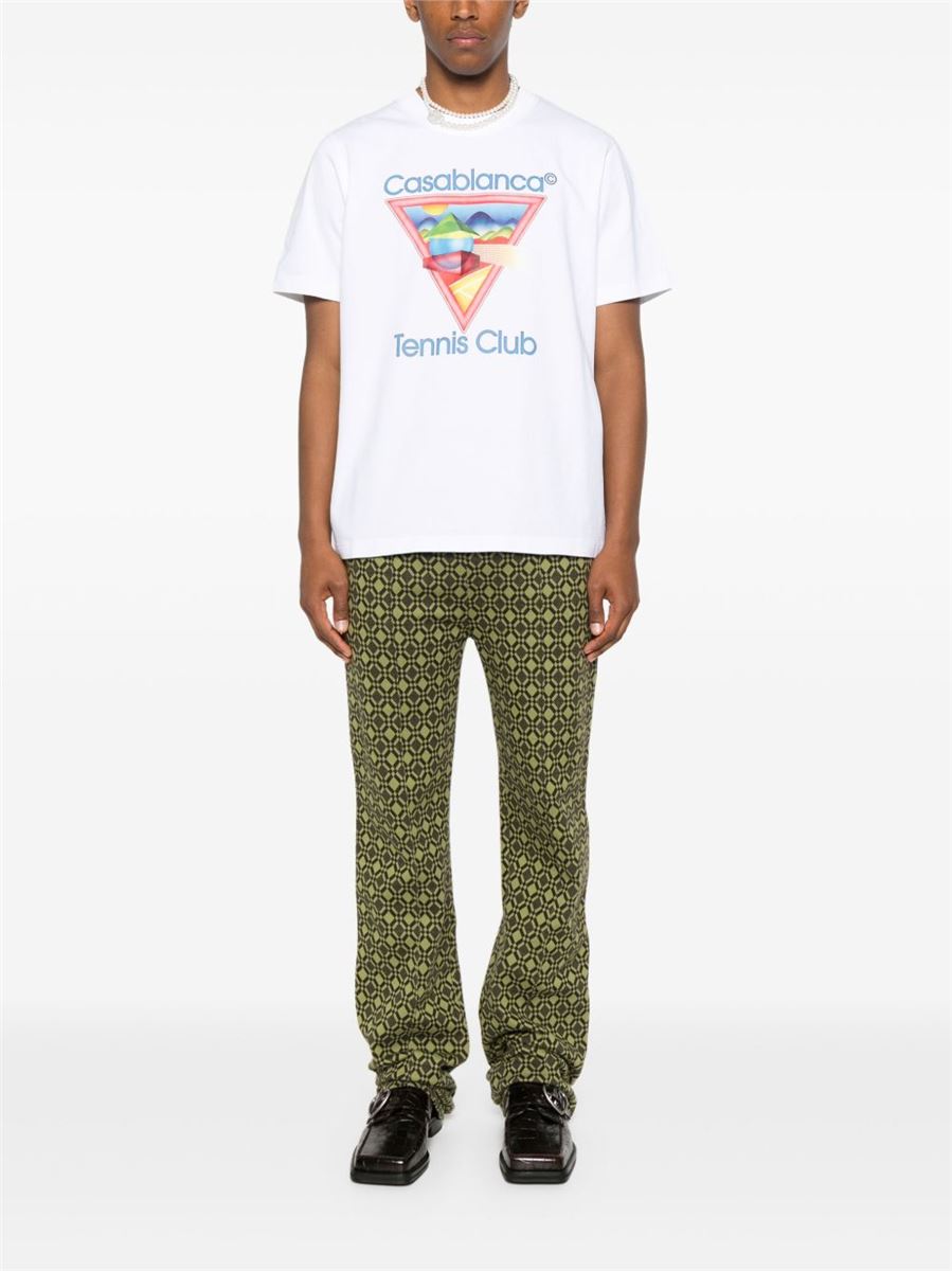 TENNIS CLUB ICON T-SHIRT-CASABLANCA-Verso