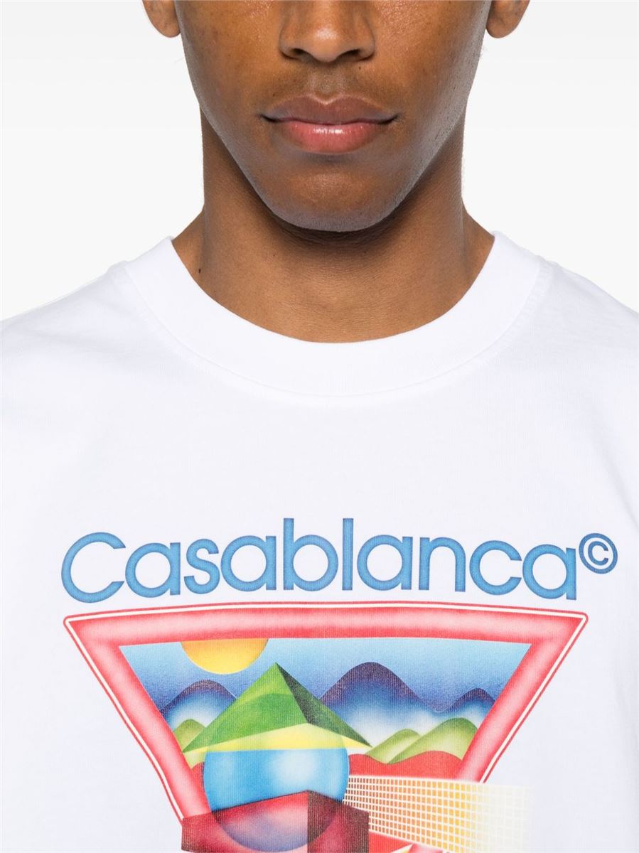 TENNIS CLUB ICON T-SHIRT-CASABLANCA-Verso