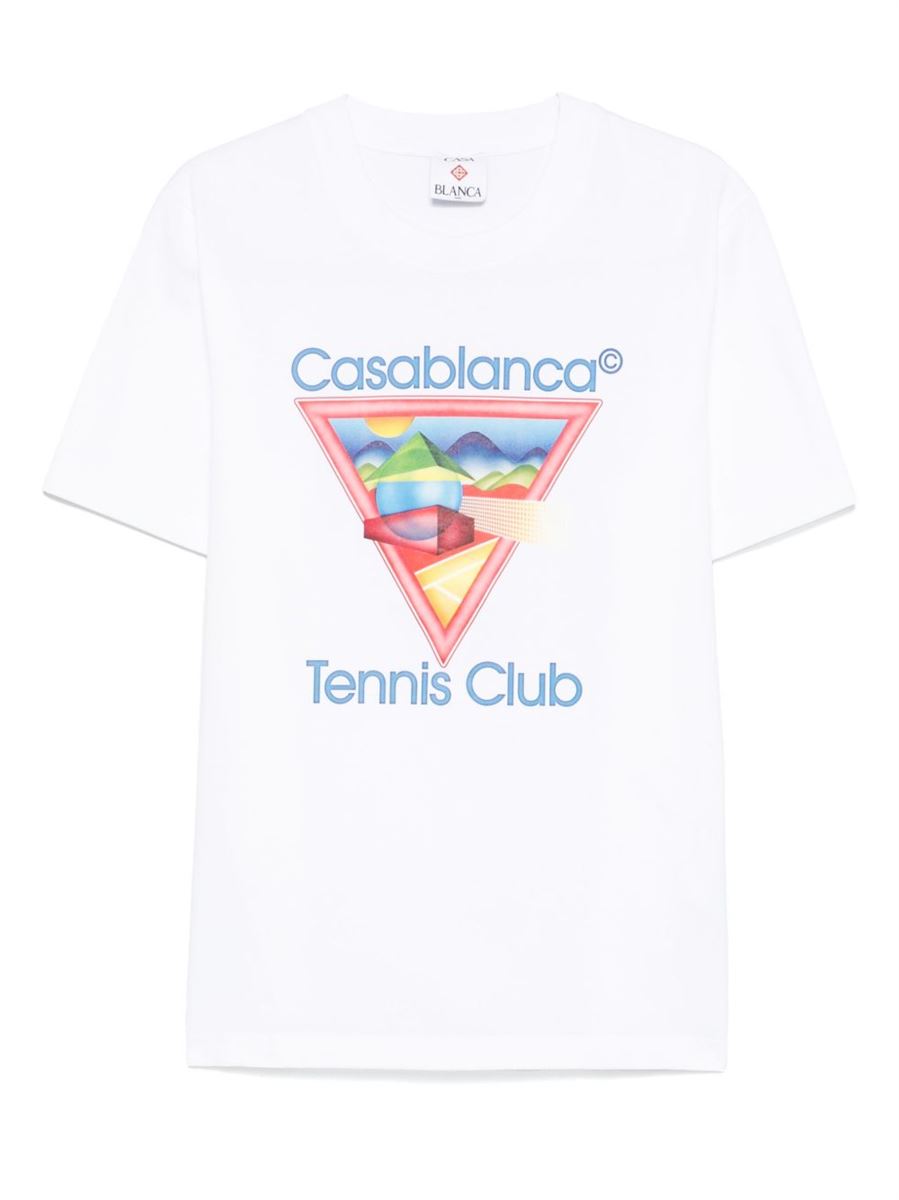 TENNIS CLUB ICON T-SHIRT-CASABLANCA-Verso