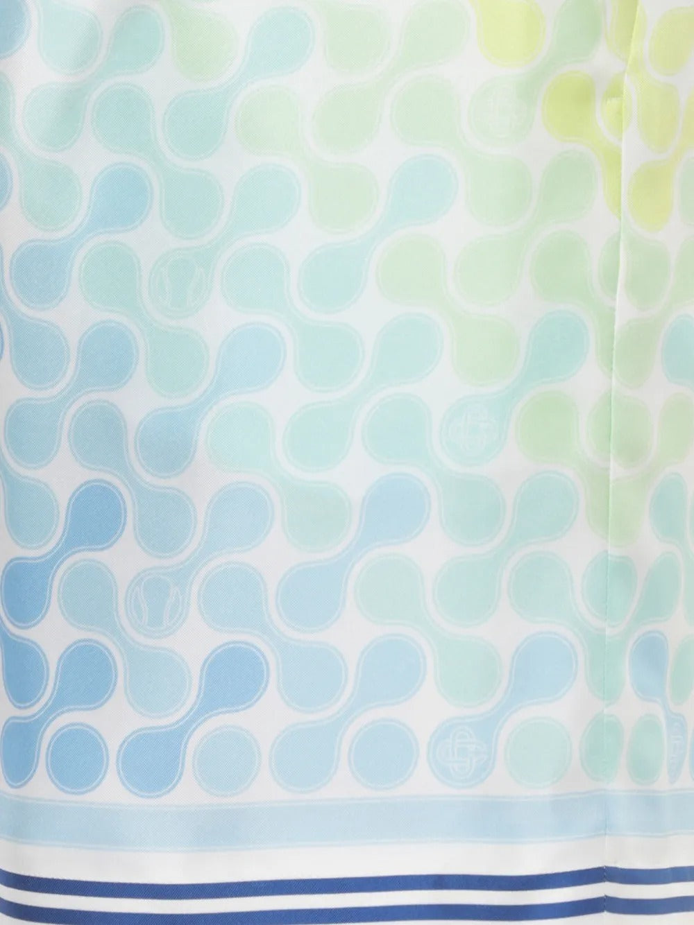 Tennis-tile Pattern Shorts-CASABLANCA-Verso