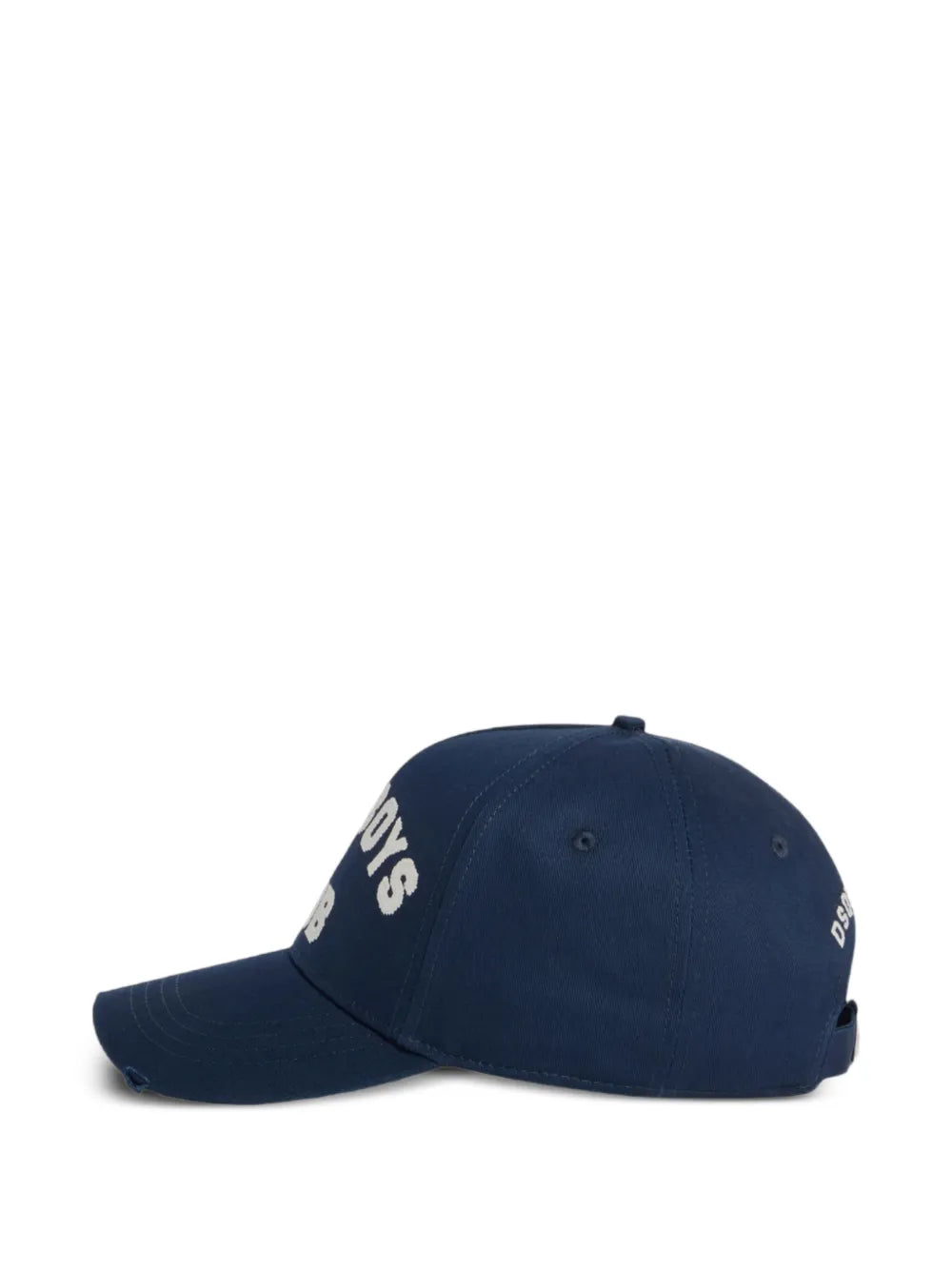 2 text-embroidered baseball cap-DSQUARED-Verso