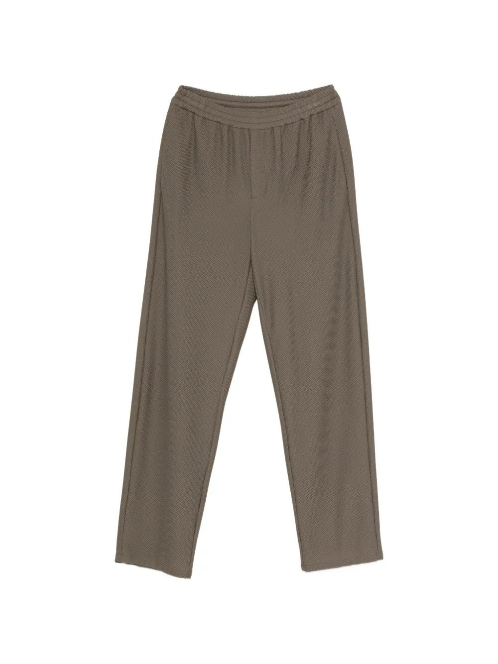 Textured elasticated-waist trousers-GIORGIO ARMANI-310722-46-Verso