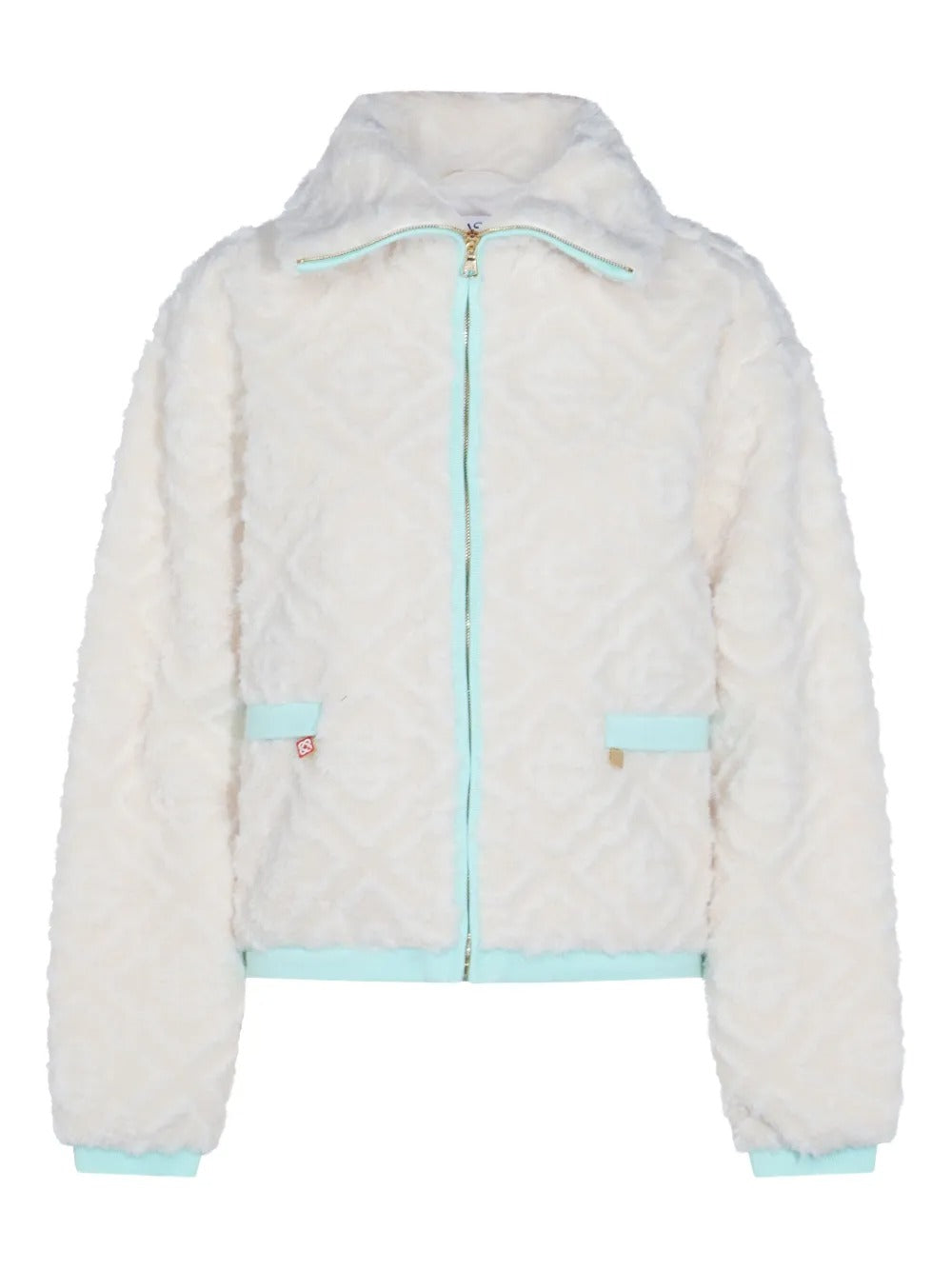 Textured zip-up jacket-CASABLANCA-Verso