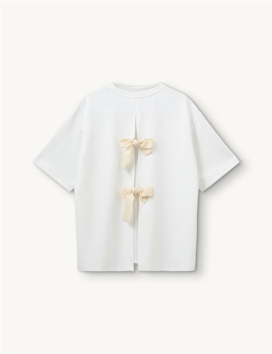 Tg bow tee white-THE GARMENT-Verso