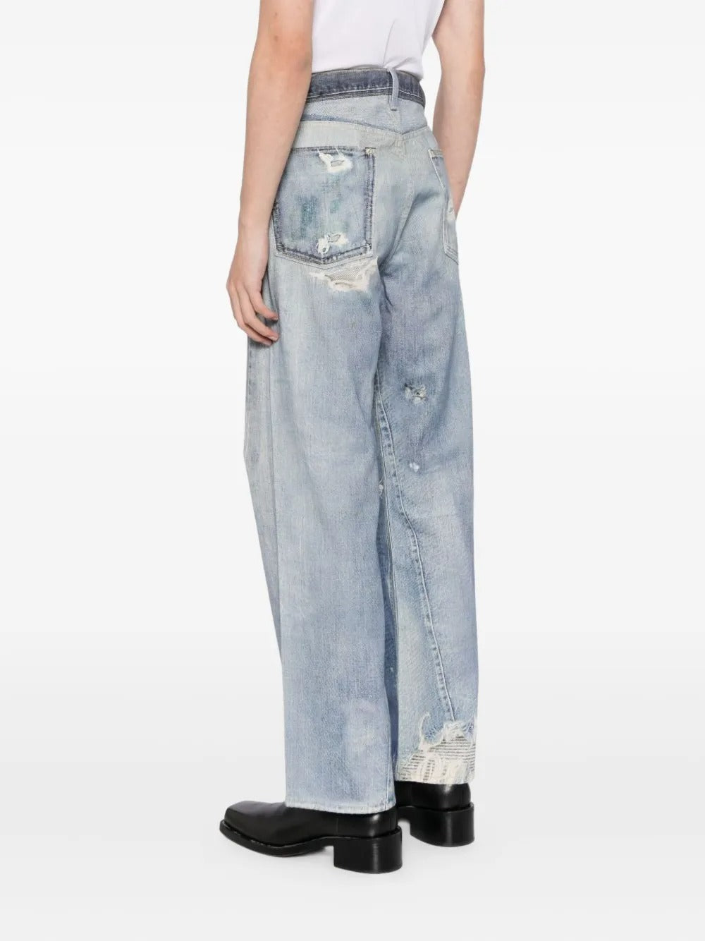 Third Cut Printed Denim Jeans-OUR LEGACY-Verso