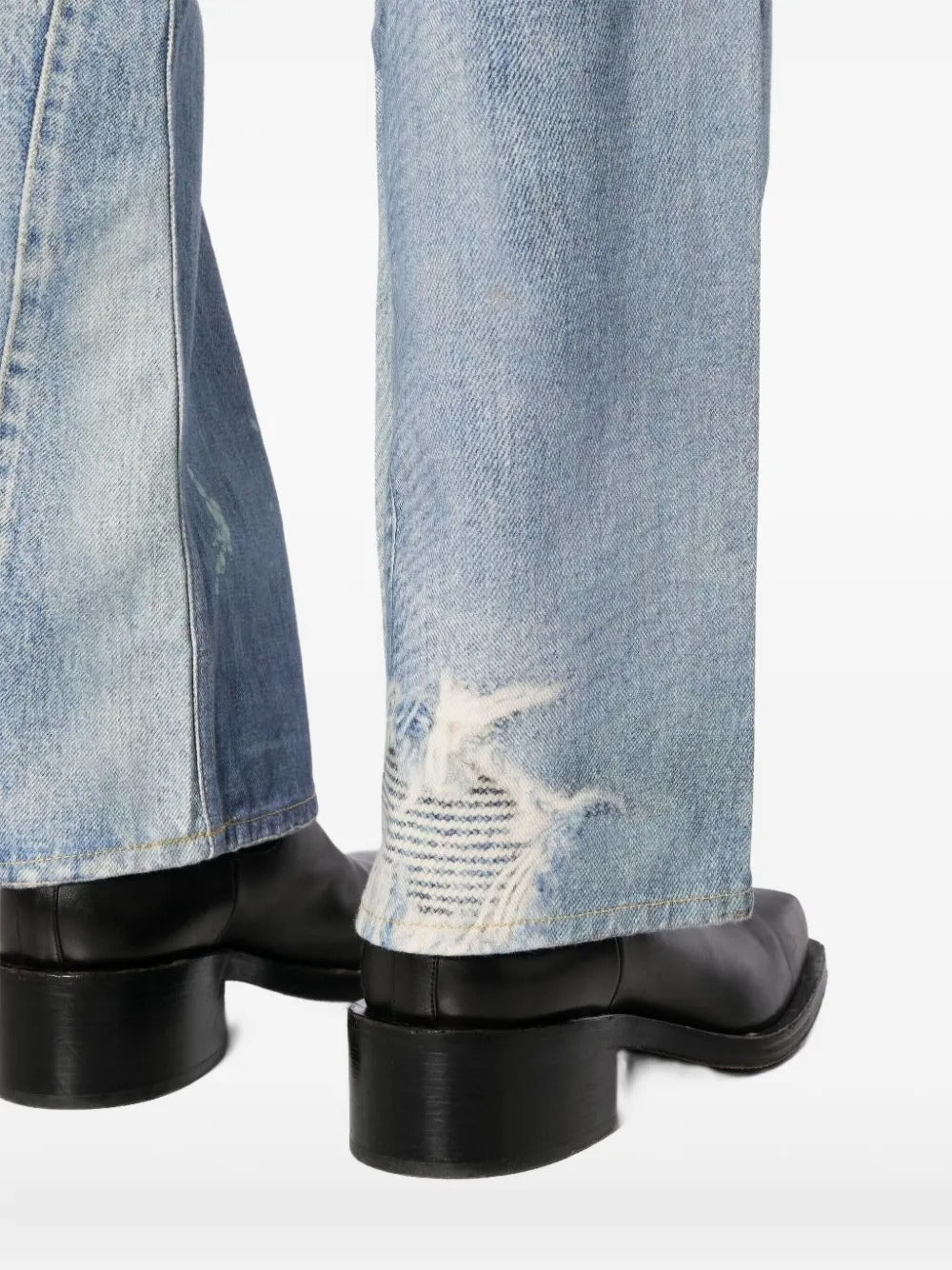 Third Cut Printed Denim Jeans-OUR LEGACY-Verso