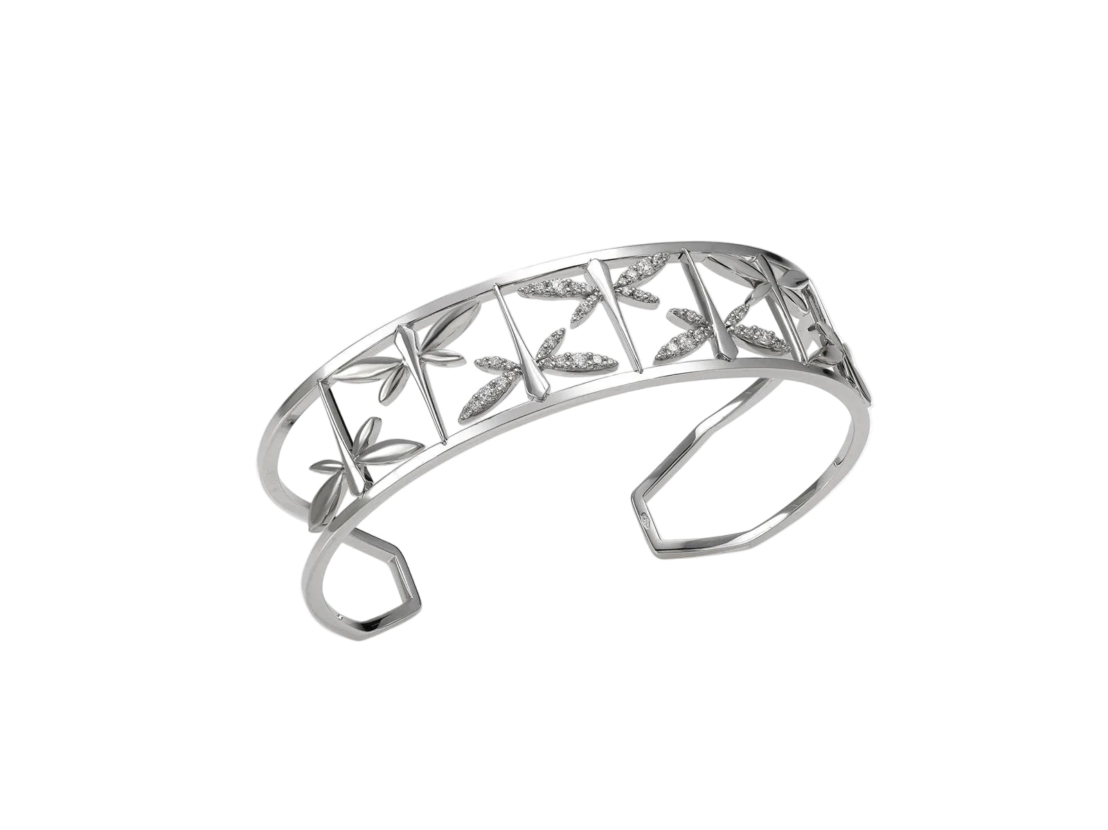 Three diamonds wings bracelet-ANAPSARA-Verso