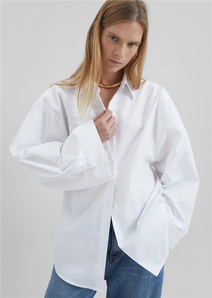 Tila Wide Sleeve Shirt-THE FRANKIE SHOP-Verso