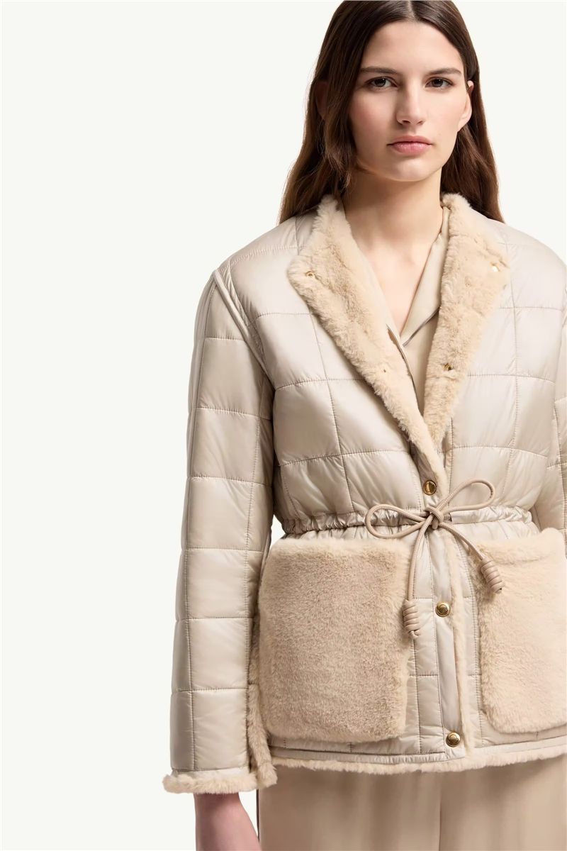 Tipule reversible short down jacket-MONCLER-Verso
