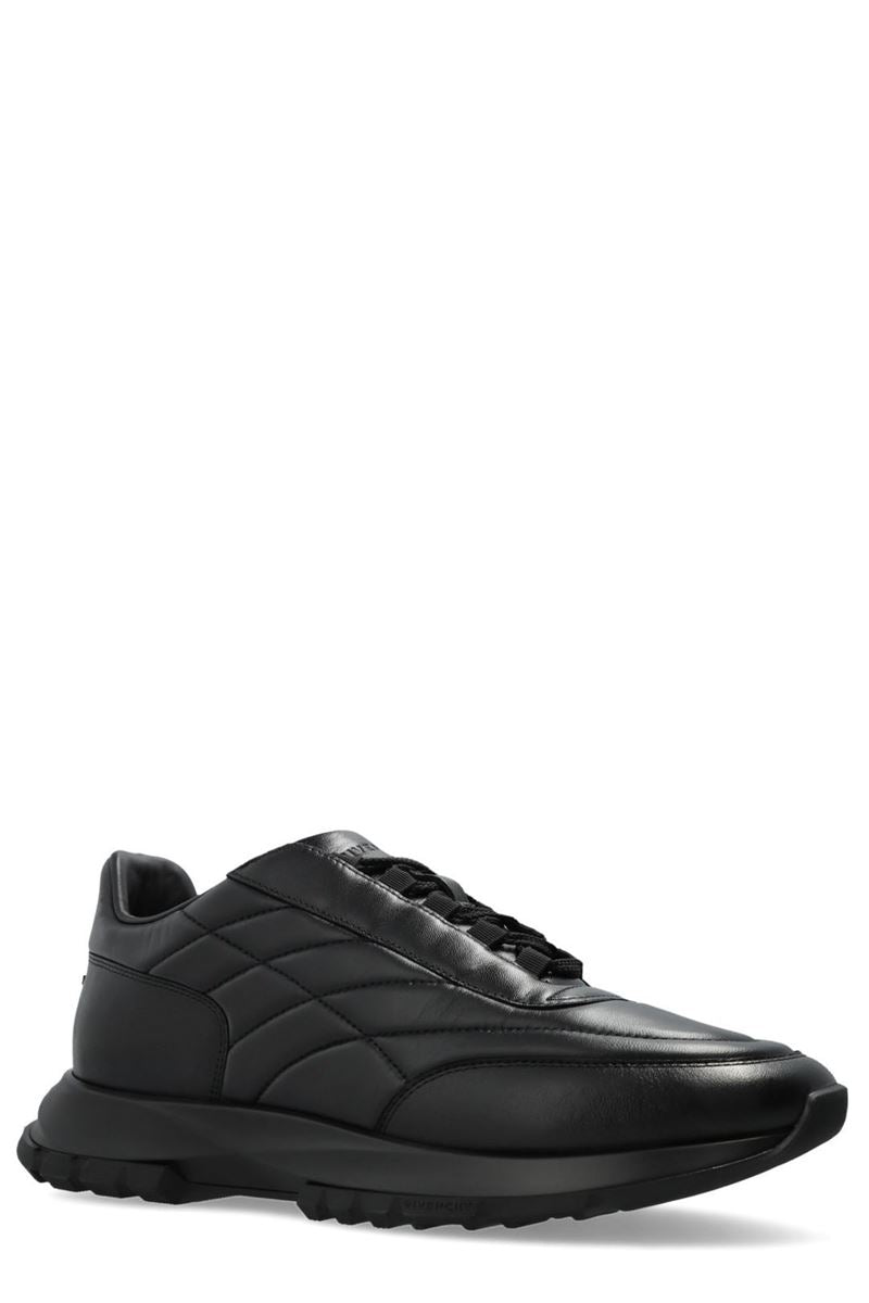 trainers sneakers in shiny padded leather-GIVENCHY-Verso