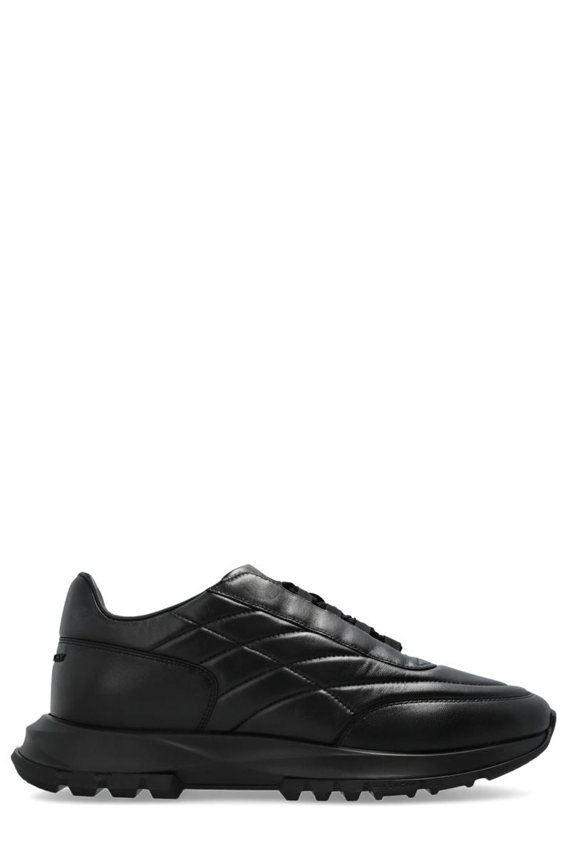 trainers sneakers in shiny padded leather-GIVENCHY-Verso