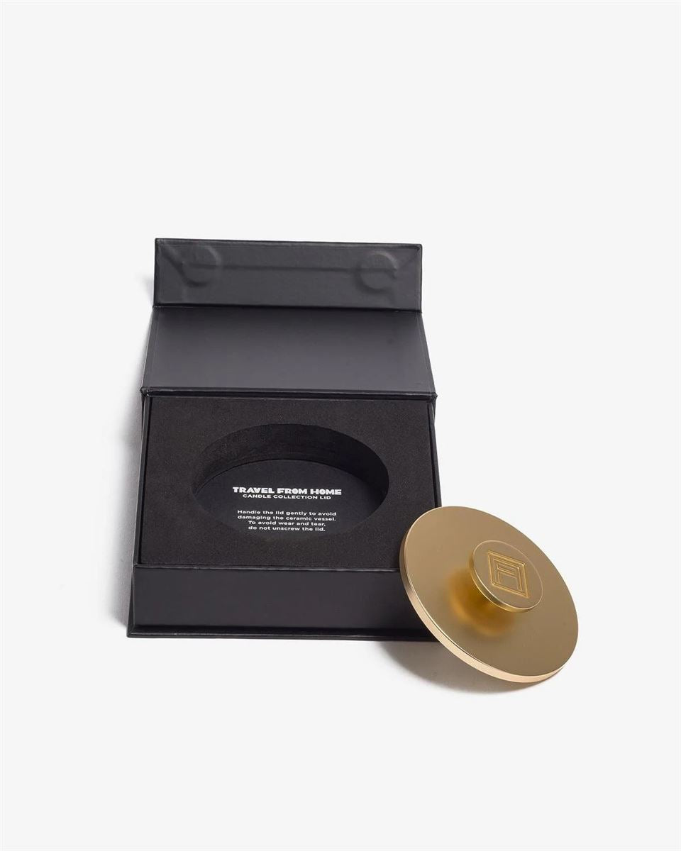 Travel from home candle collection lid-ASSOULINE-Verso
