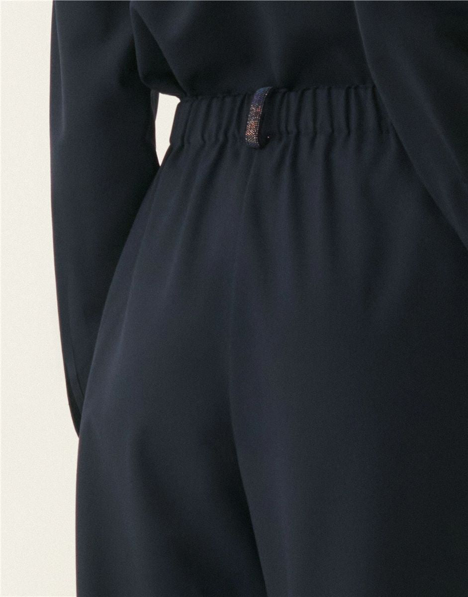 Trevi trousers in bistretch cool wool-FABIANA FILIPPI-Verso