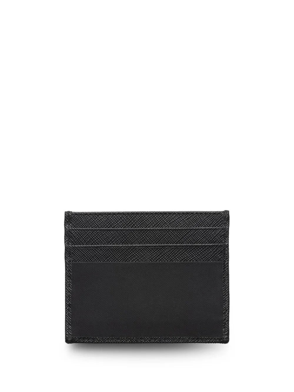 Triangle-logo Leather Wallet-PRADA-Verso