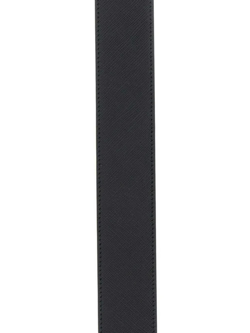 Triangle-logo saffiano leather belt-PRADA-Verso