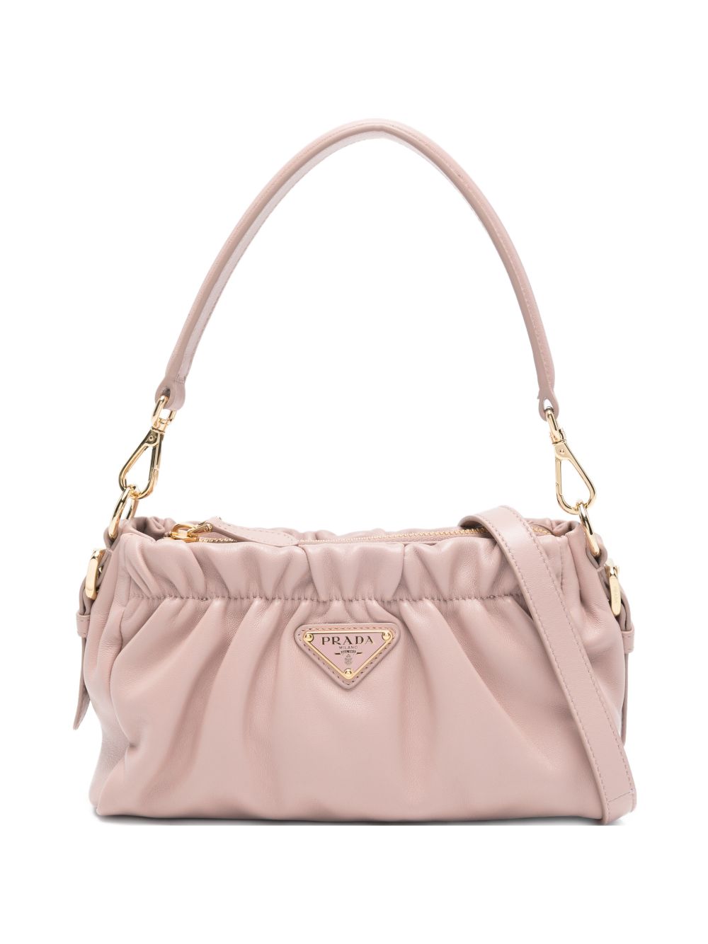 Triangle-logo tote bag-PRADA-Verso