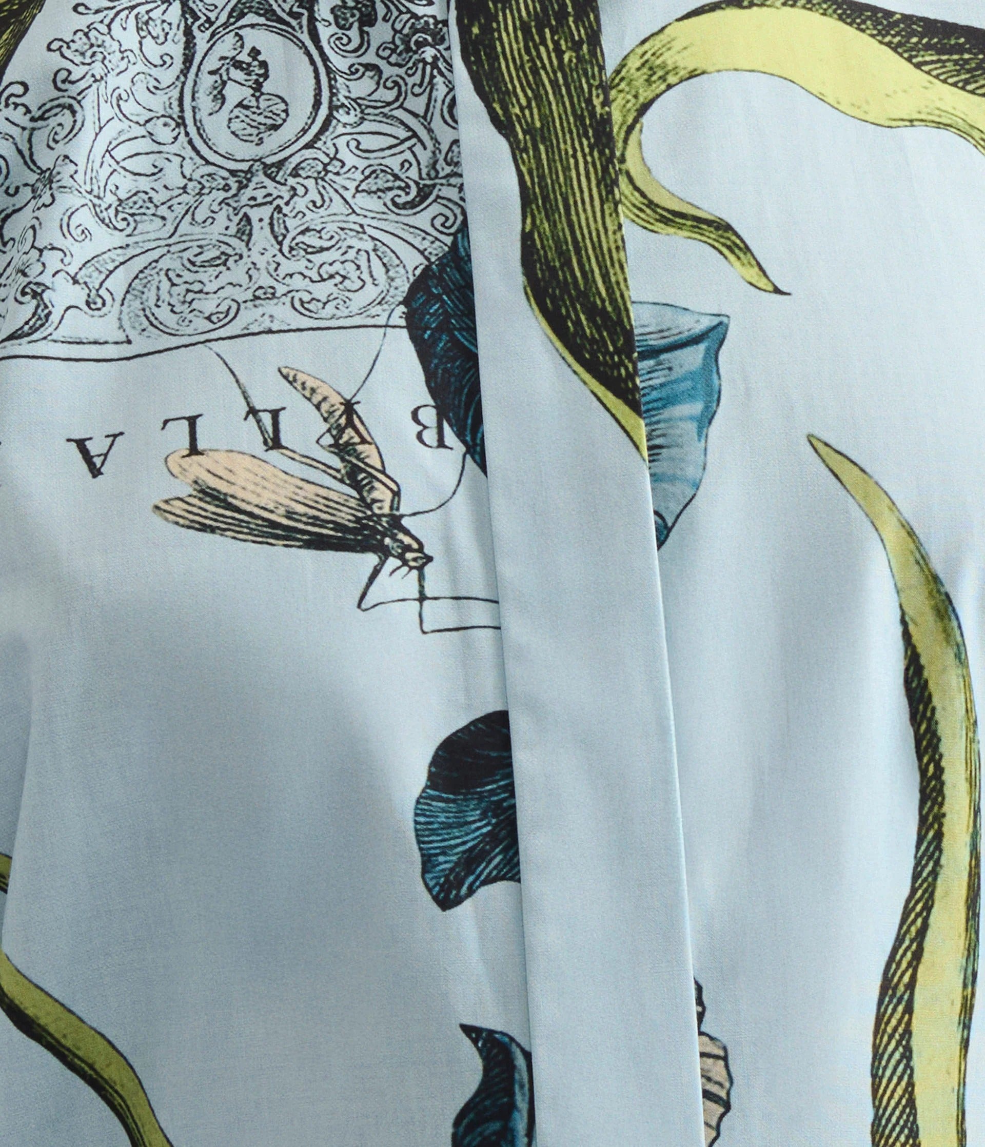 Tulip-print Midi Dress-ERDEM-Verso