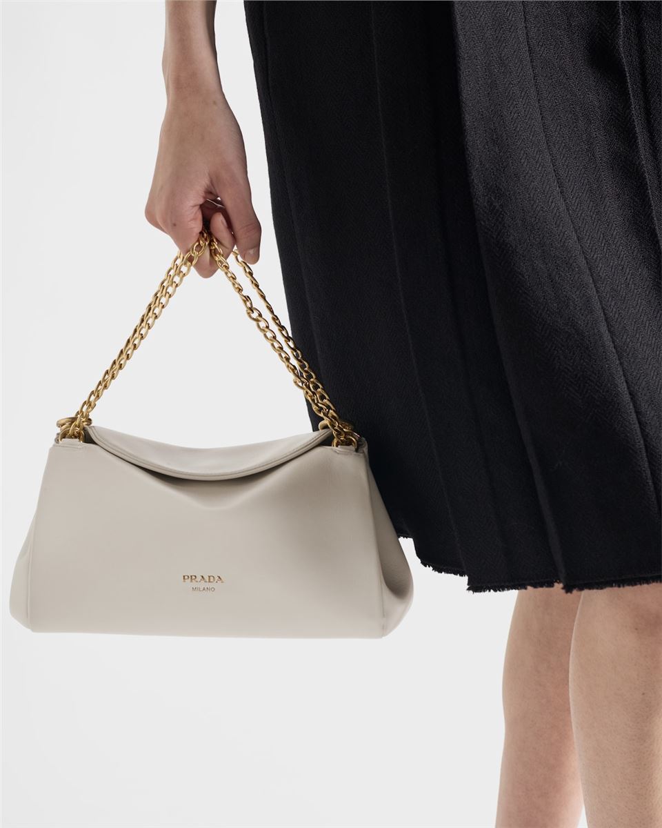 tumulte small nappa leather bag-PRADA-Verso