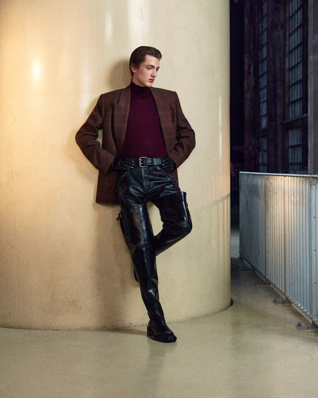 turtleneck in wool-SAINT LAURENT-Verso