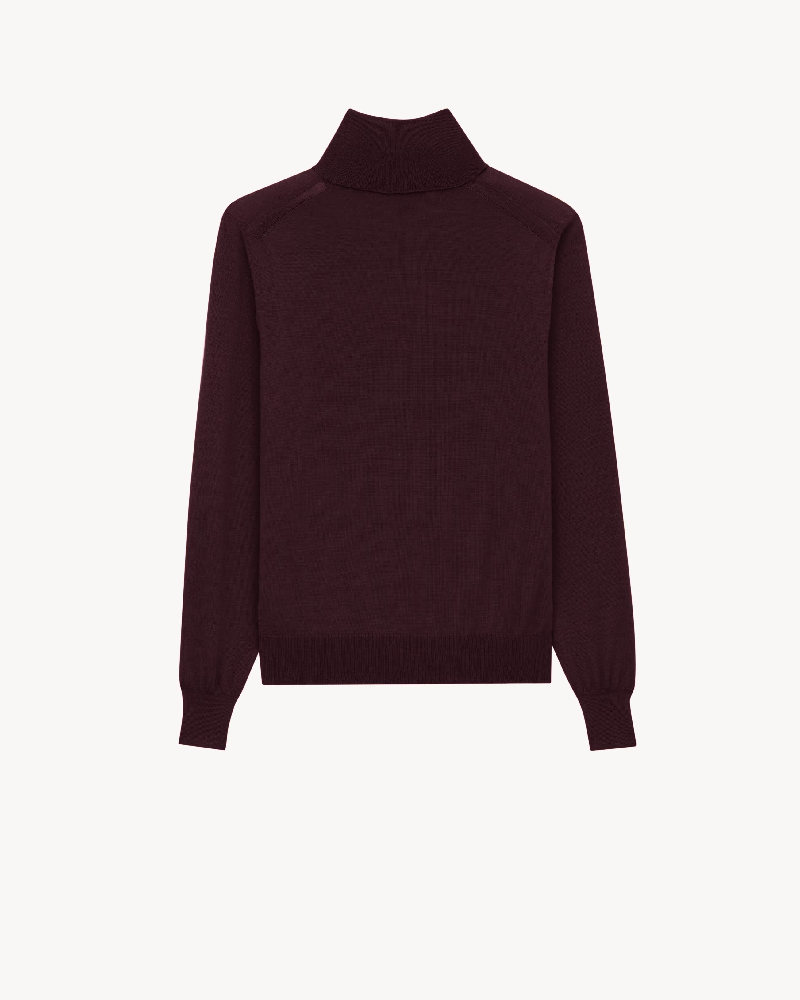 turtleneck in wool-SAINT LAURENT-Verso