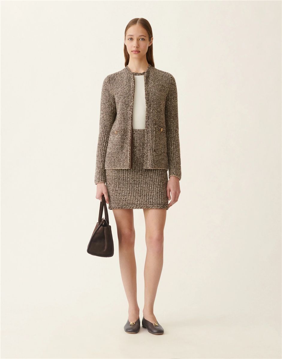 Tweed jacket-FABIANA FILIPPI-Verso