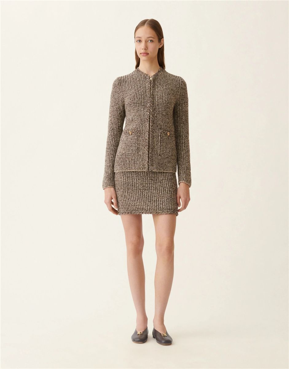 Tweed jacket-FABIANA FILIPPI-Verso