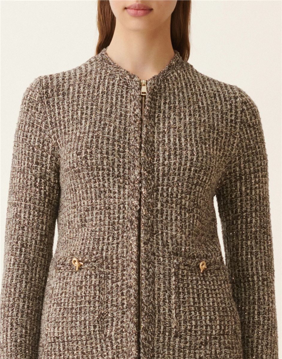 Tweed jacket-FABIANA FILIPPI-Verso