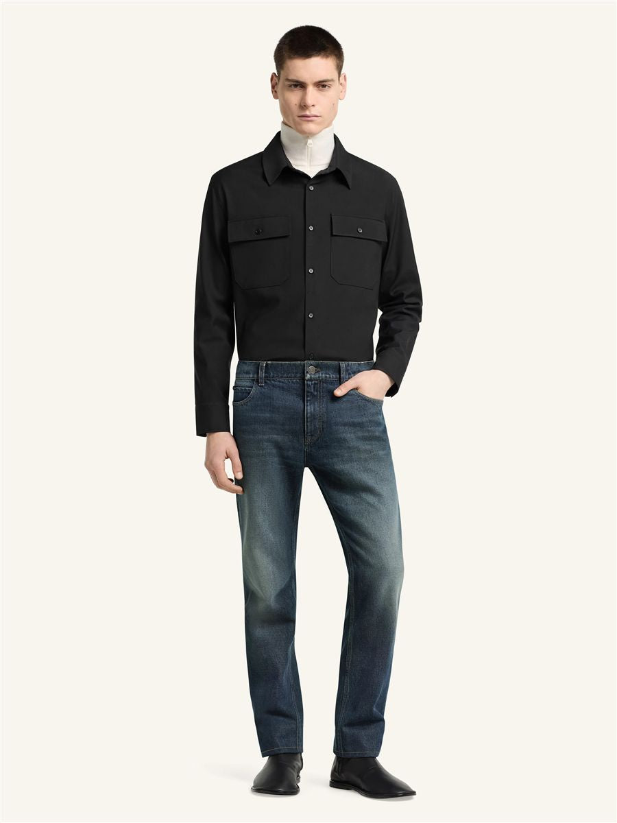 Twill workwear shirt-COURRÈGES-Verso