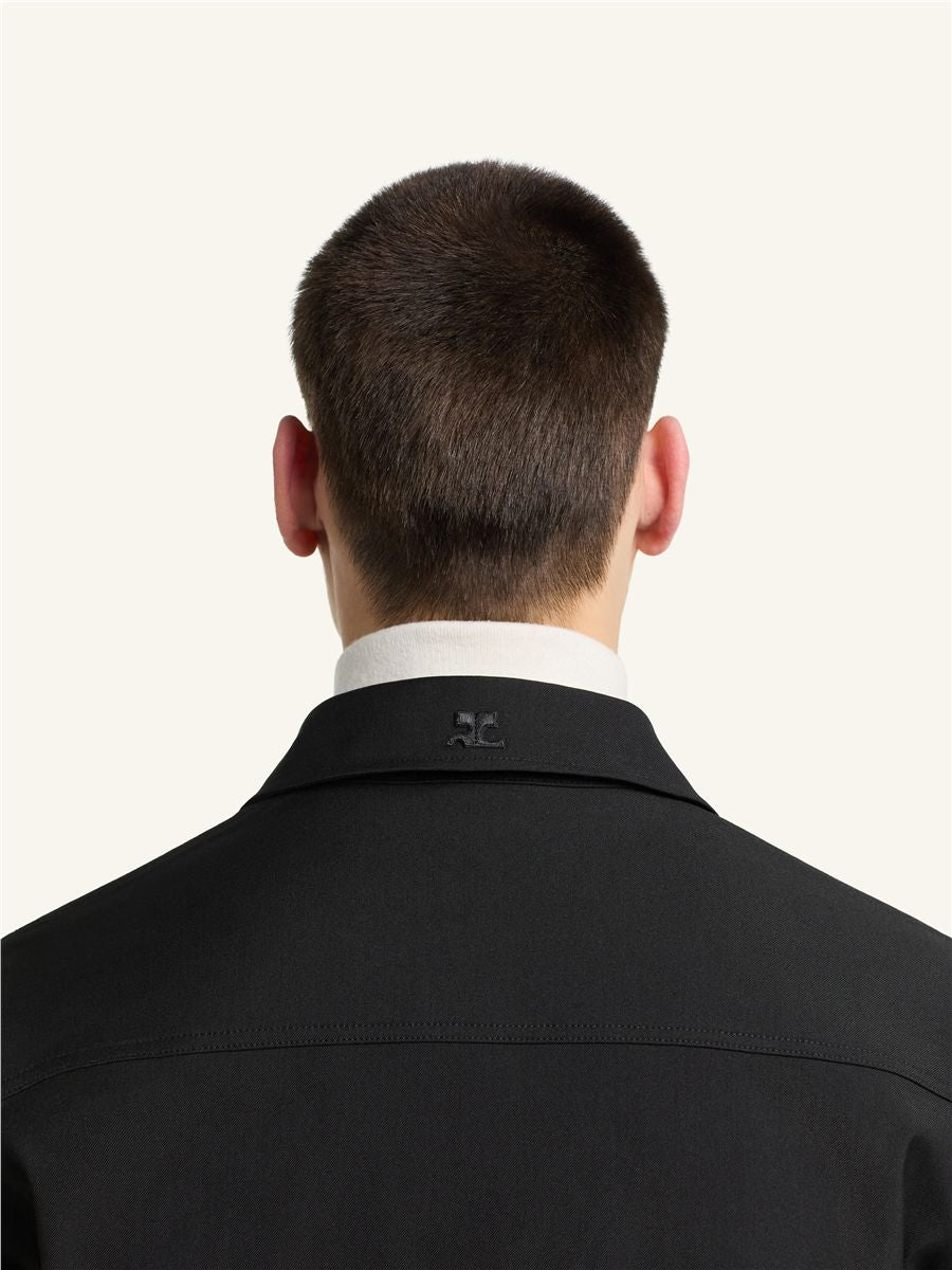 Twill workwear shirt-COURRÈGES-Verso
