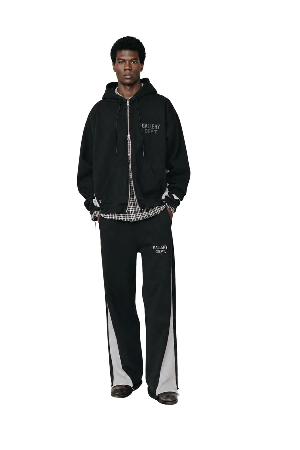 Twisted leg sweatpant flare-GALLERY DEPT.-Verso