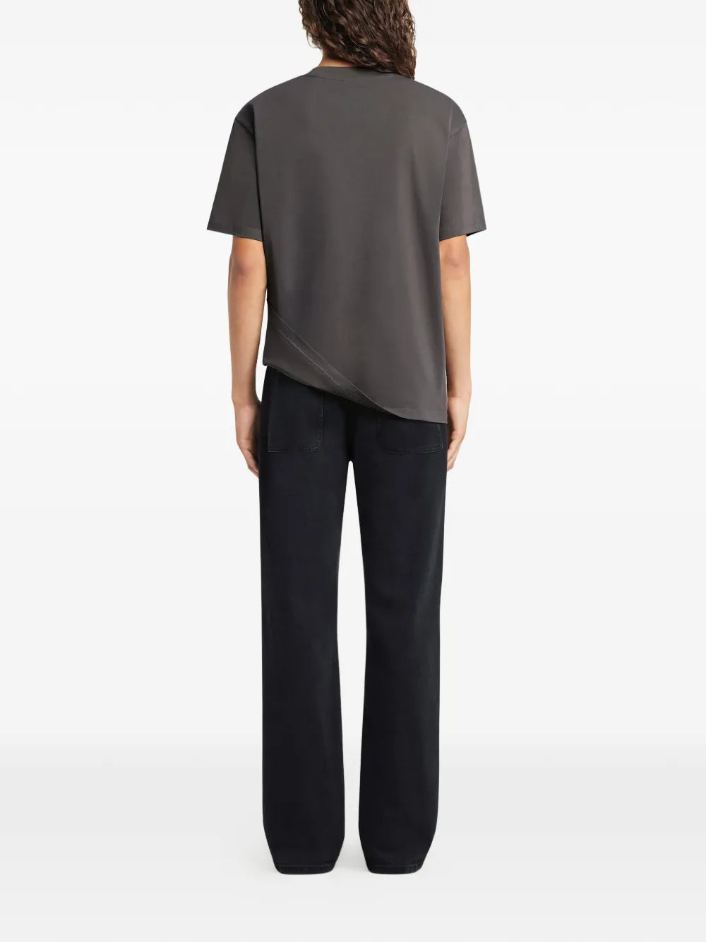 Twisted Logo T-shirt-COURRÈGES-Verso