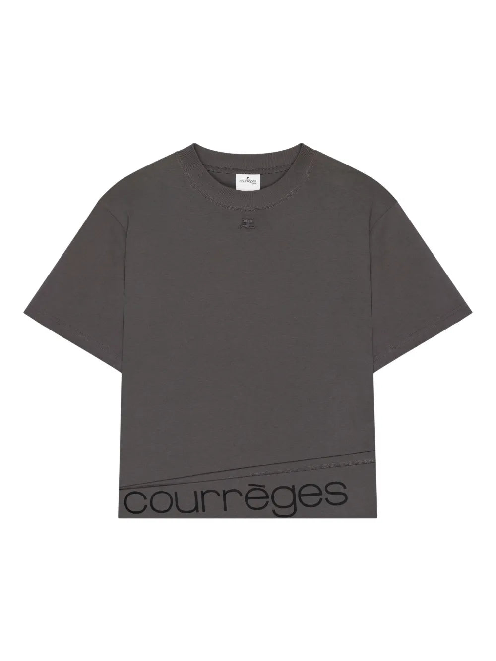 Twisted Logo T-shirt-COURRÈGES-Verso