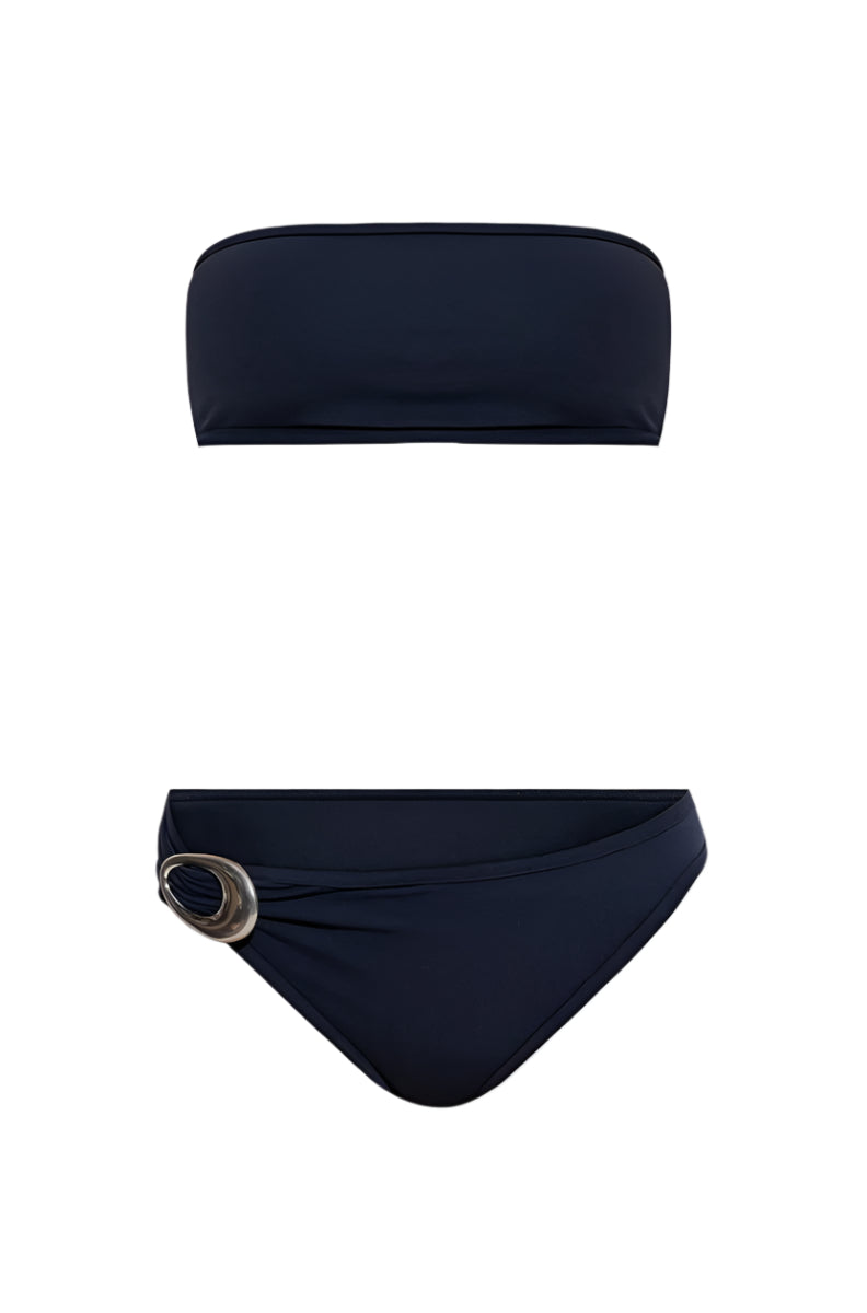 TWO-PIECE SWIMSUIT WITH APPLIQUÉ - BOTTEGA VENETA - Verso