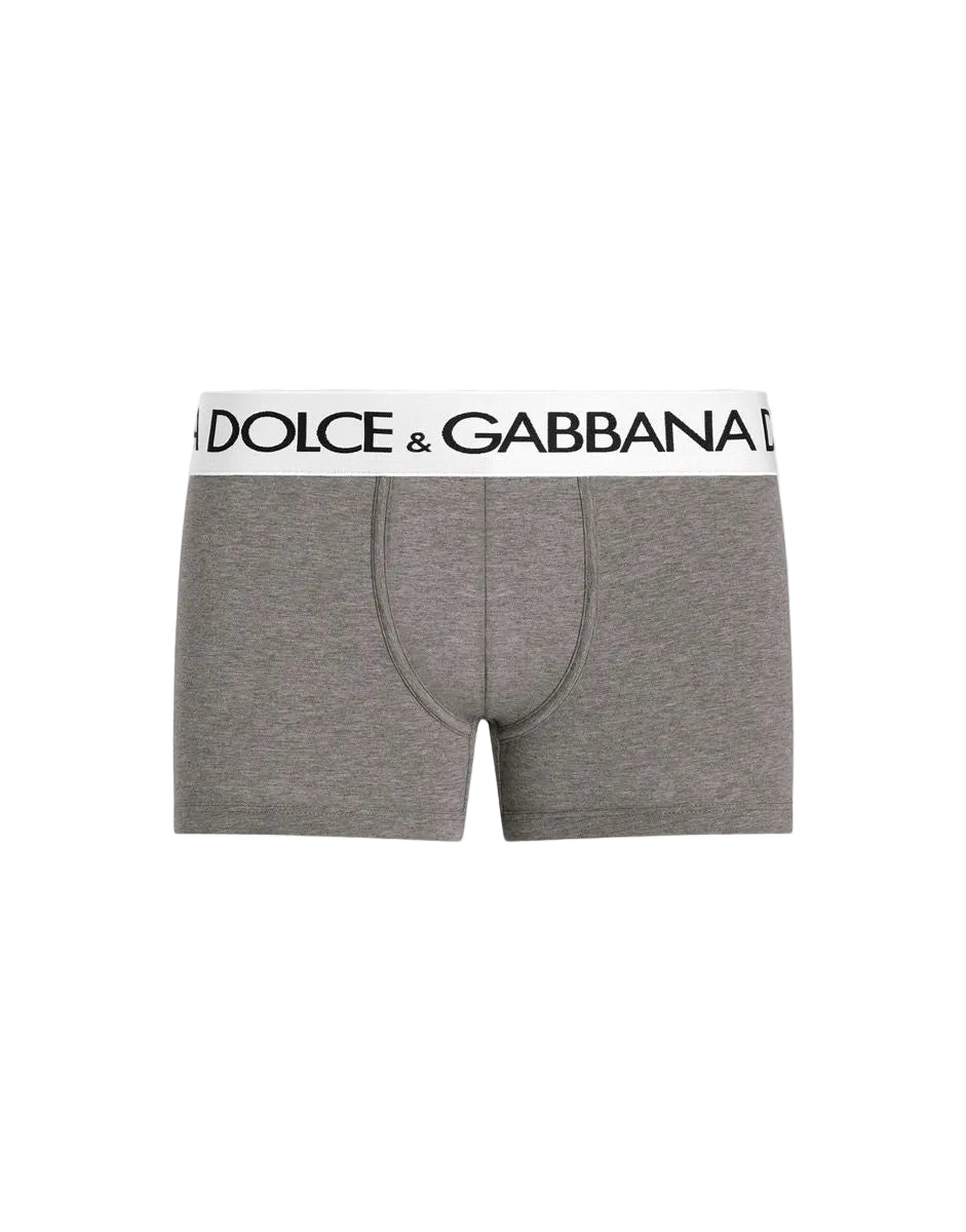 Two-way-stretch cotton jersey regular-fit boxers-DOLCE&GABBANA-Verso