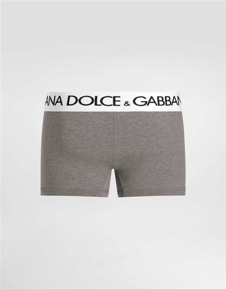 Two-way-stretch cotton jersey regular-fit boxers-DOLCE&GABBANA-Verso